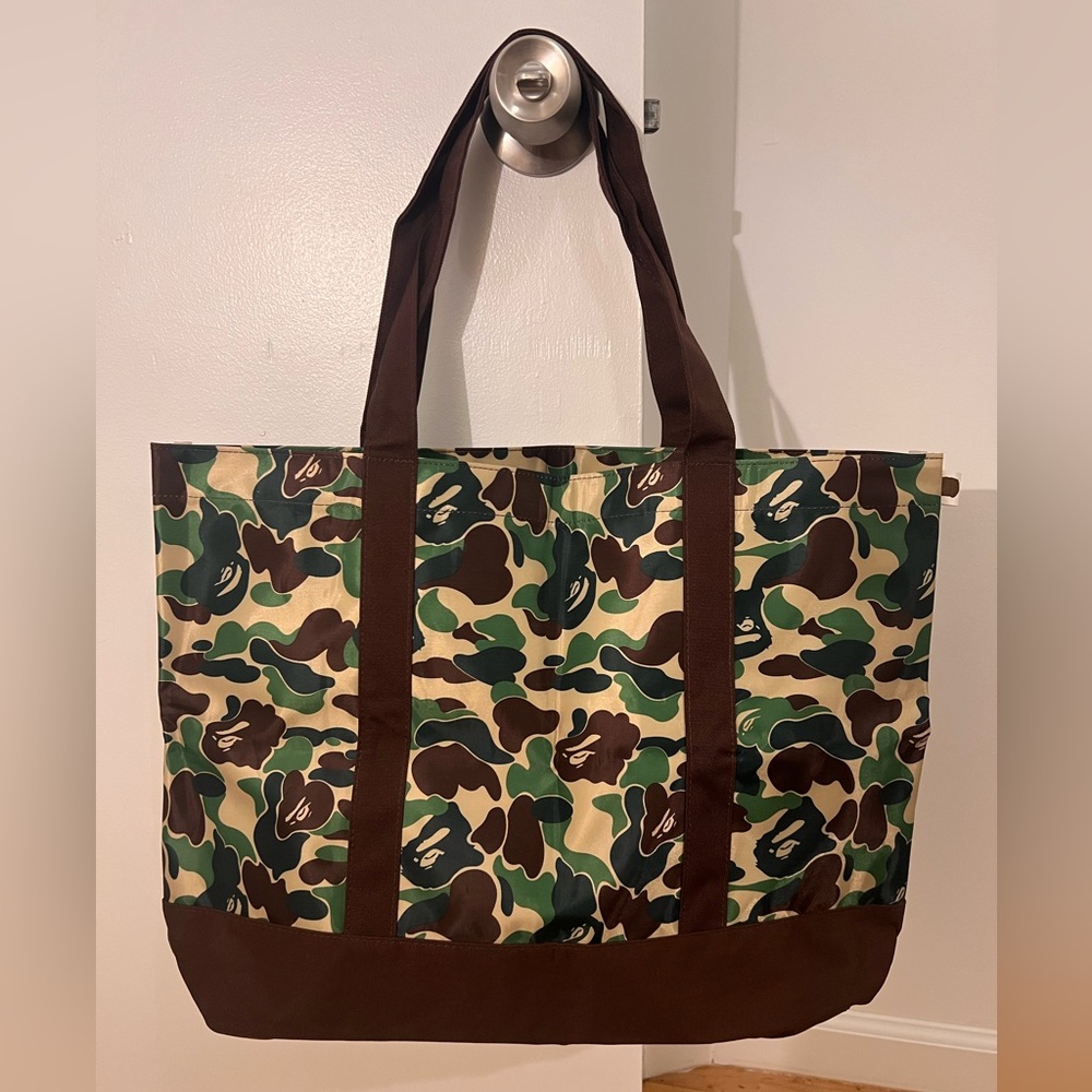 A Bathing Ape ABC Camo tote bag